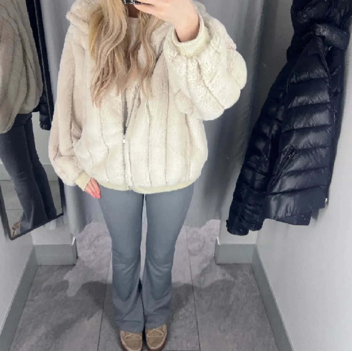 Fuskpälsjacka hm  - 91