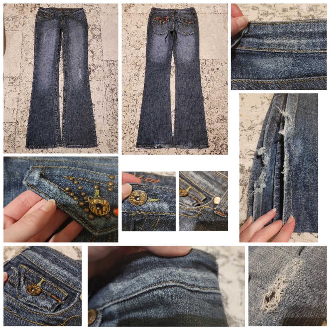 Lågmidjade jeans - 91