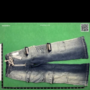 Rick owen Bella cargo - Hög kvalite sigma byxor katten ingår inte 