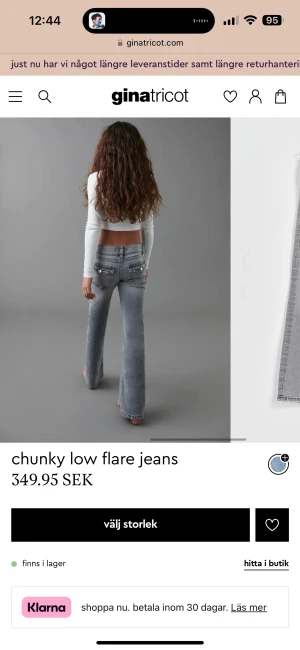 Gina Young jeans  - Säljer dessa då dem inte kommer till användning💗stl 164 jag bör vanligtvis xs/S och är 160 men om man är lite längre kan man ha dem också