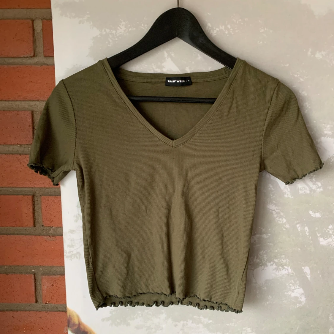 Grön Topp. Grön Blus, Grön T-shirt  - 91