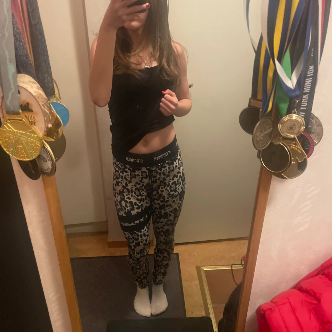 Leopard stronger byxor 🐆🐆