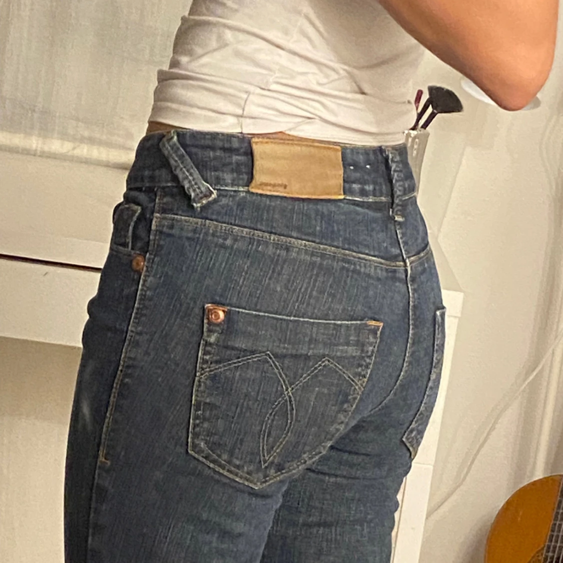 Lågmidjade bootcut - 90