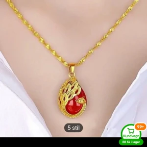 Hyggestraket - Ett mycket vackert guldhalsband