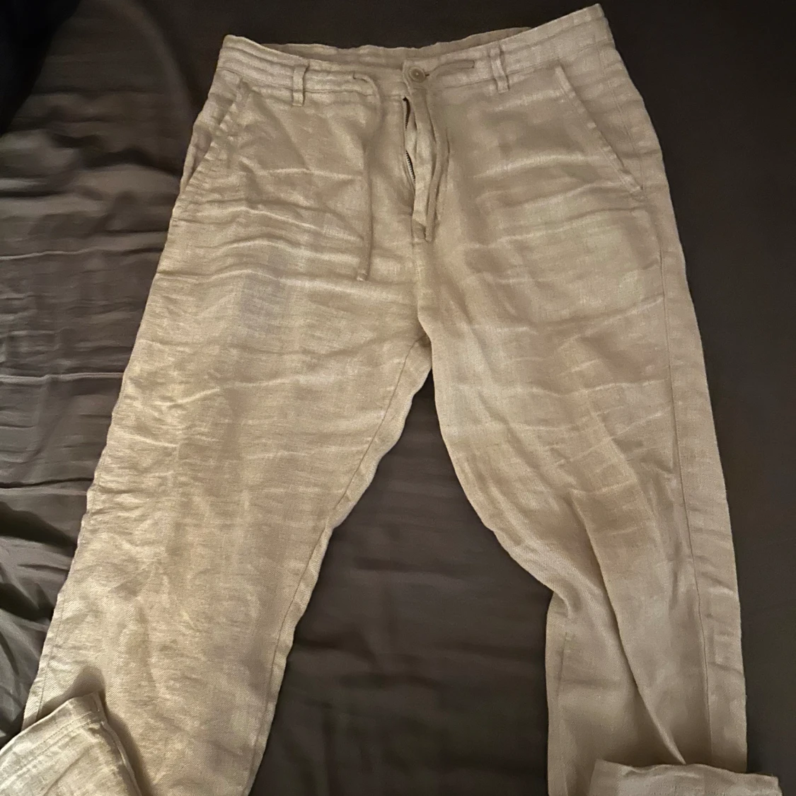 Linnebyxor från zara