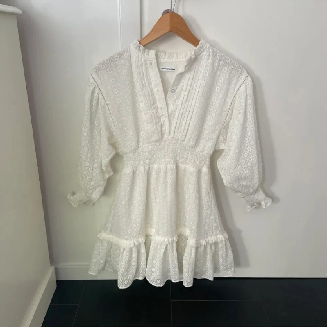 Superfin vit klänning  - 90