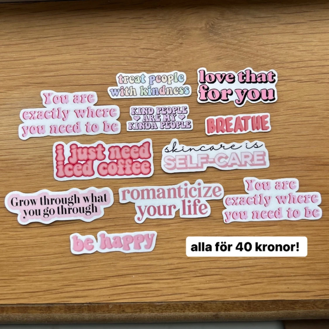 11 st klistermärken 🤍