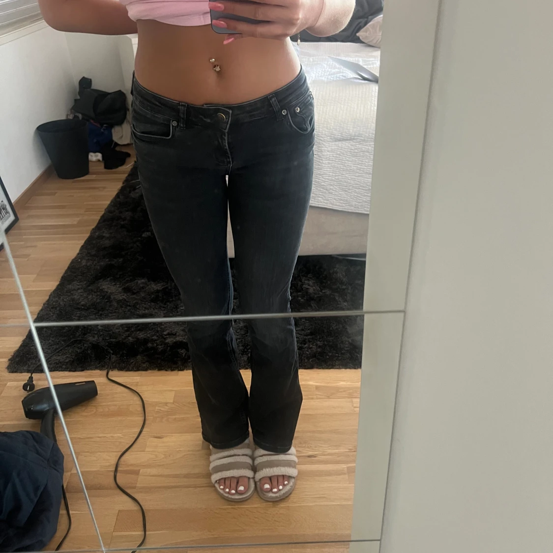 Lågmidjade jeans