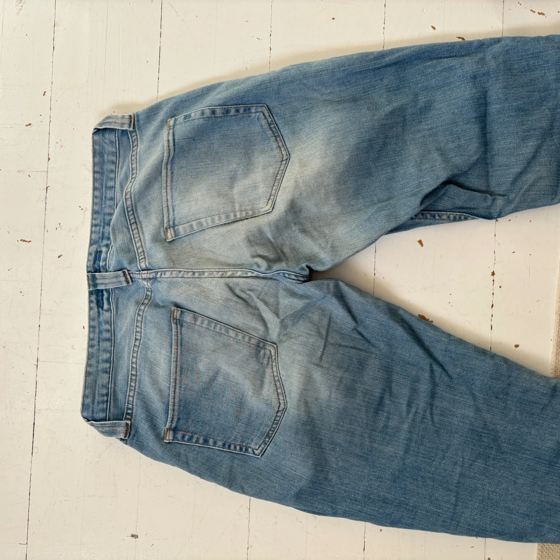 Lågmidjade ljusblå bootcut - 93