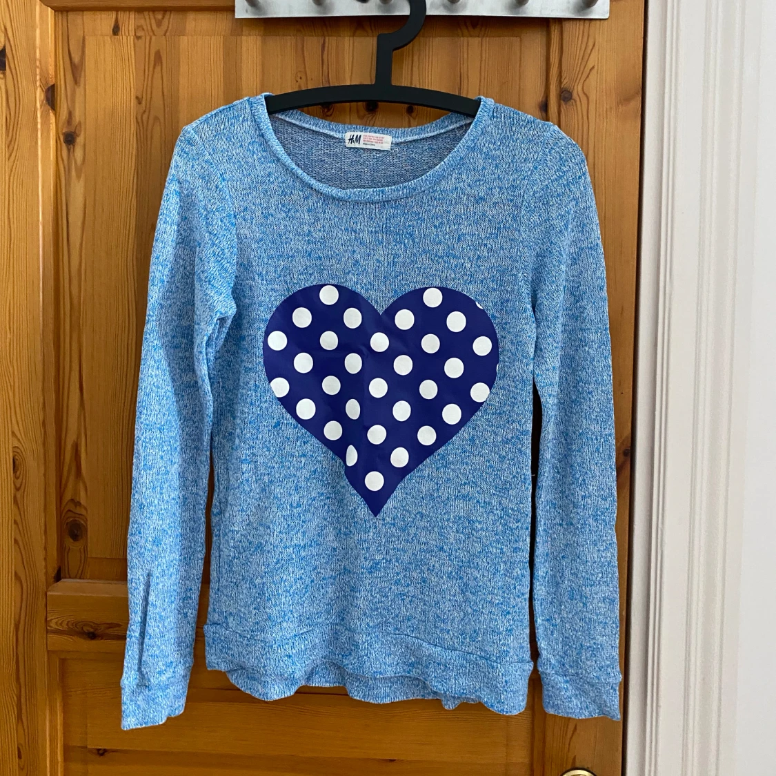 Blå långärmad tröja 