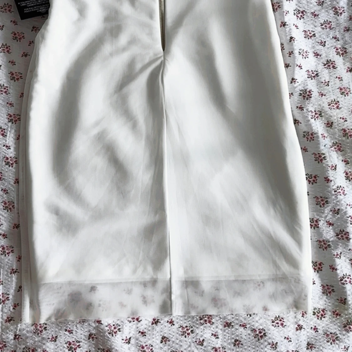 Vit bandou klänning - 90