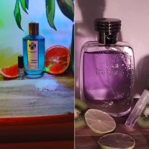 Sample 3ml och 5ml French Riviera och hawas  - Säljer samples i storlekar 3ml/5ml Rasasi Hawas🍋🧼30kr/45kr Mancera French Riviera🧂🫧🍋66kr/110kr Lattafa Asad 🍂☕🌶️25kr/40kr Lattafa Fakhar🍋🫧30kr/45kr Cocktail intense 🍦🪵 30kr/45kr Påfyllnings Travel Sample 5ml/25kr Mancera Red tobacco intense 1.8ml 60kr