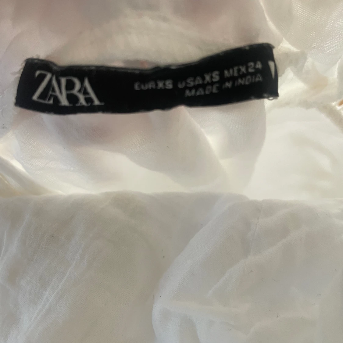 Vit Zara-klänning  - 90