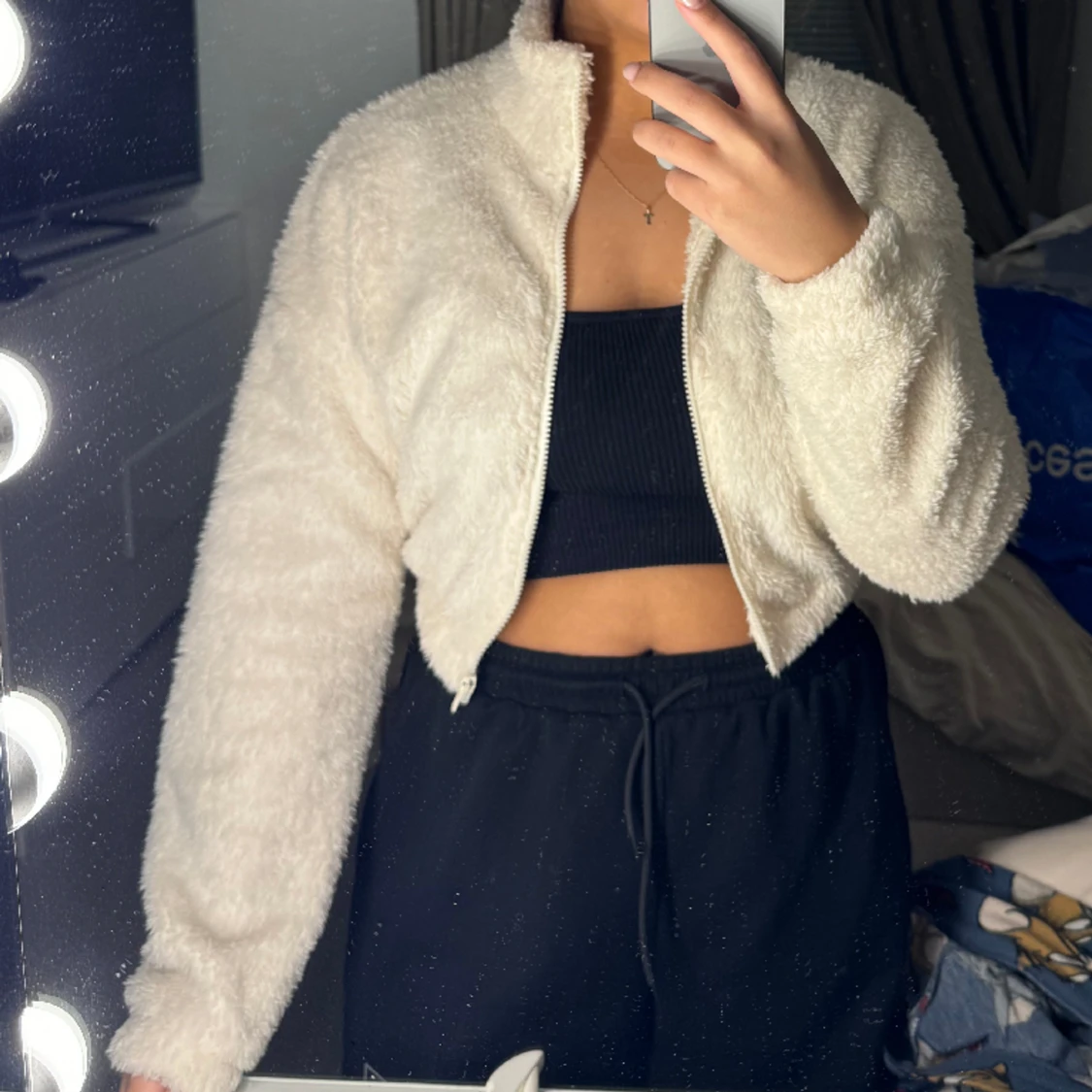 Teddy päls kofta - 90
