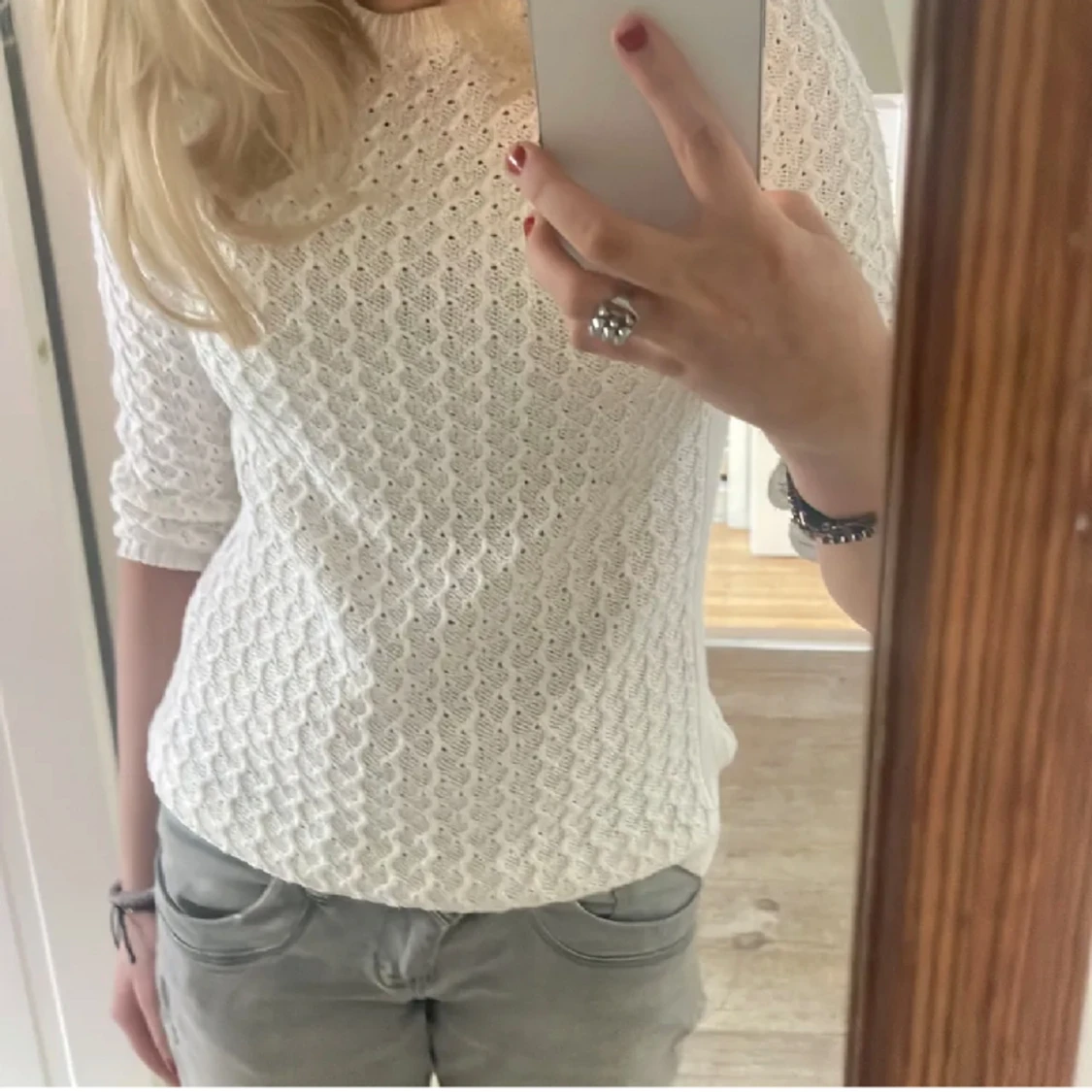 Trekvartsärmad tröja