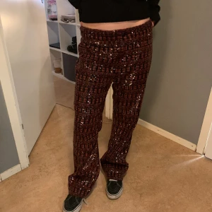 INTRESSE KOLL PALJETT BYXOR - Intressekoll på dessa så eftertraktade byxor från zara i strl M. Vet ej om jag vill sälja men hör av dig om du intresserad