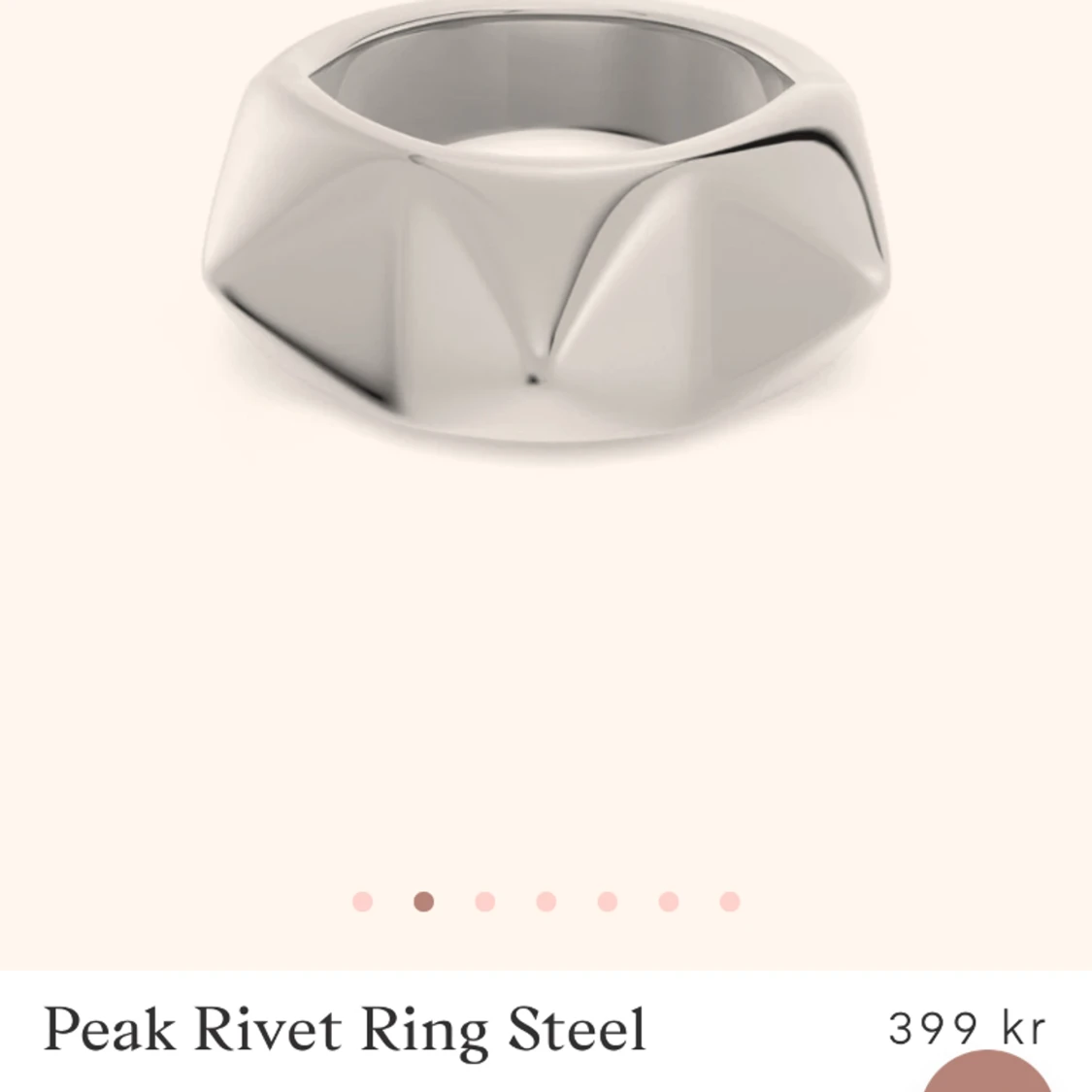 Edblad silver peak ring - 90