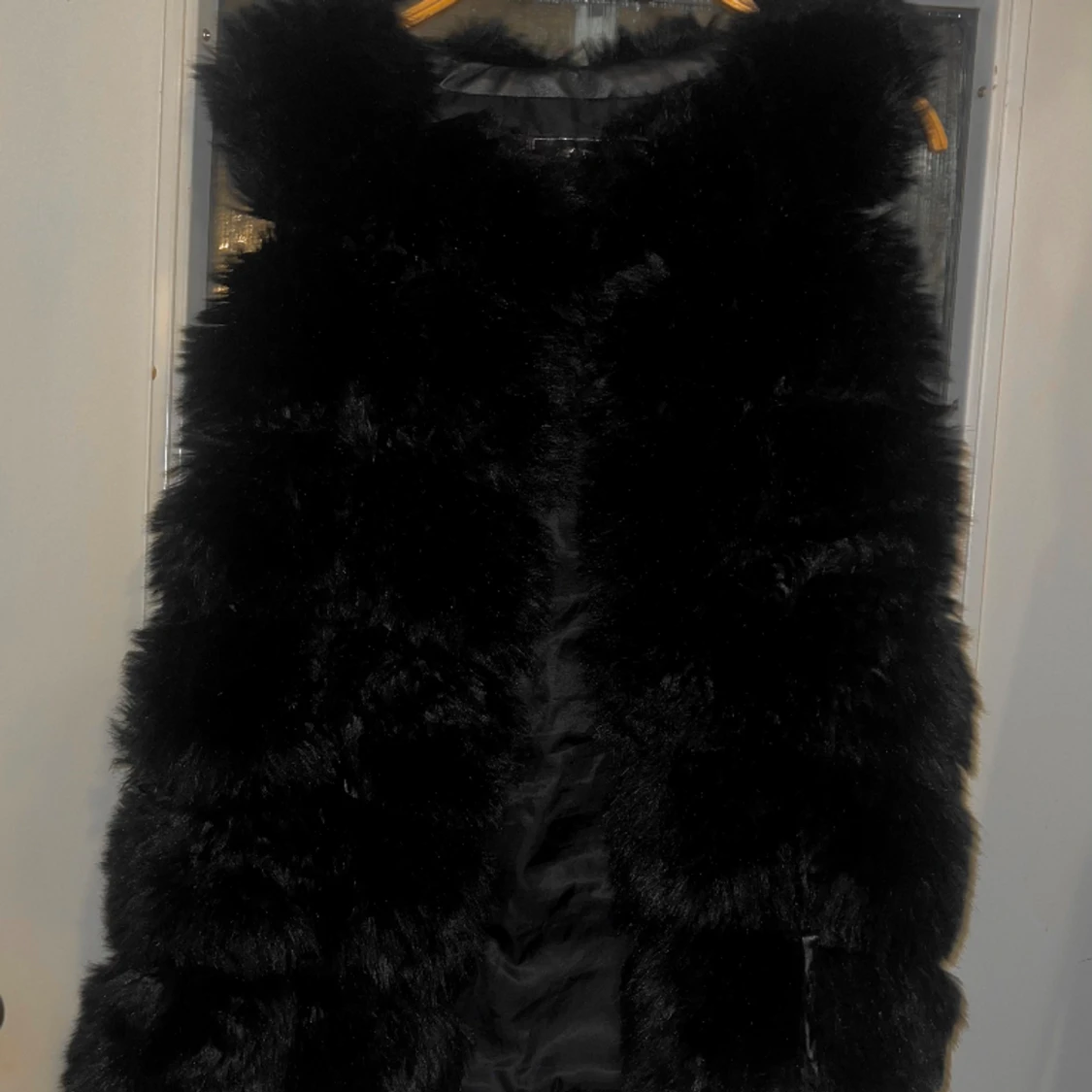 Fejk päls väst S - 90