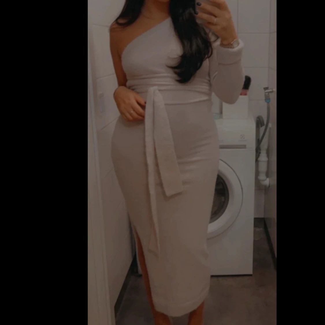 Stickad klänning - 92