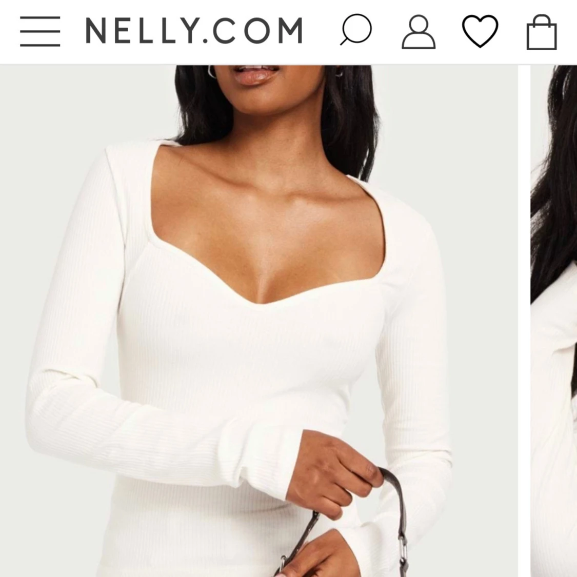 Sweetheart Ls Rib Top - 91