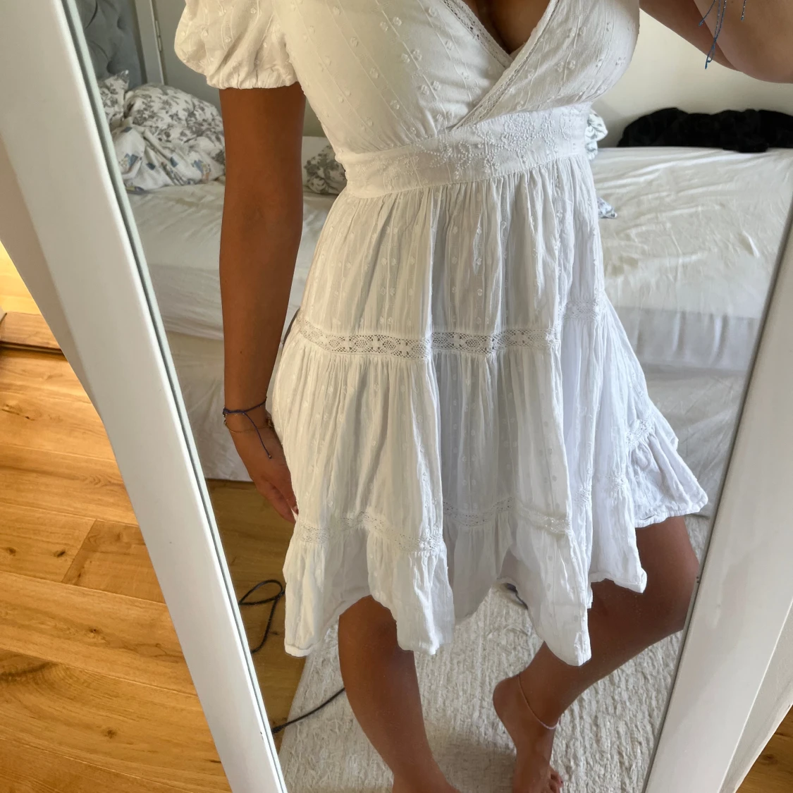 Vit klänning - 90