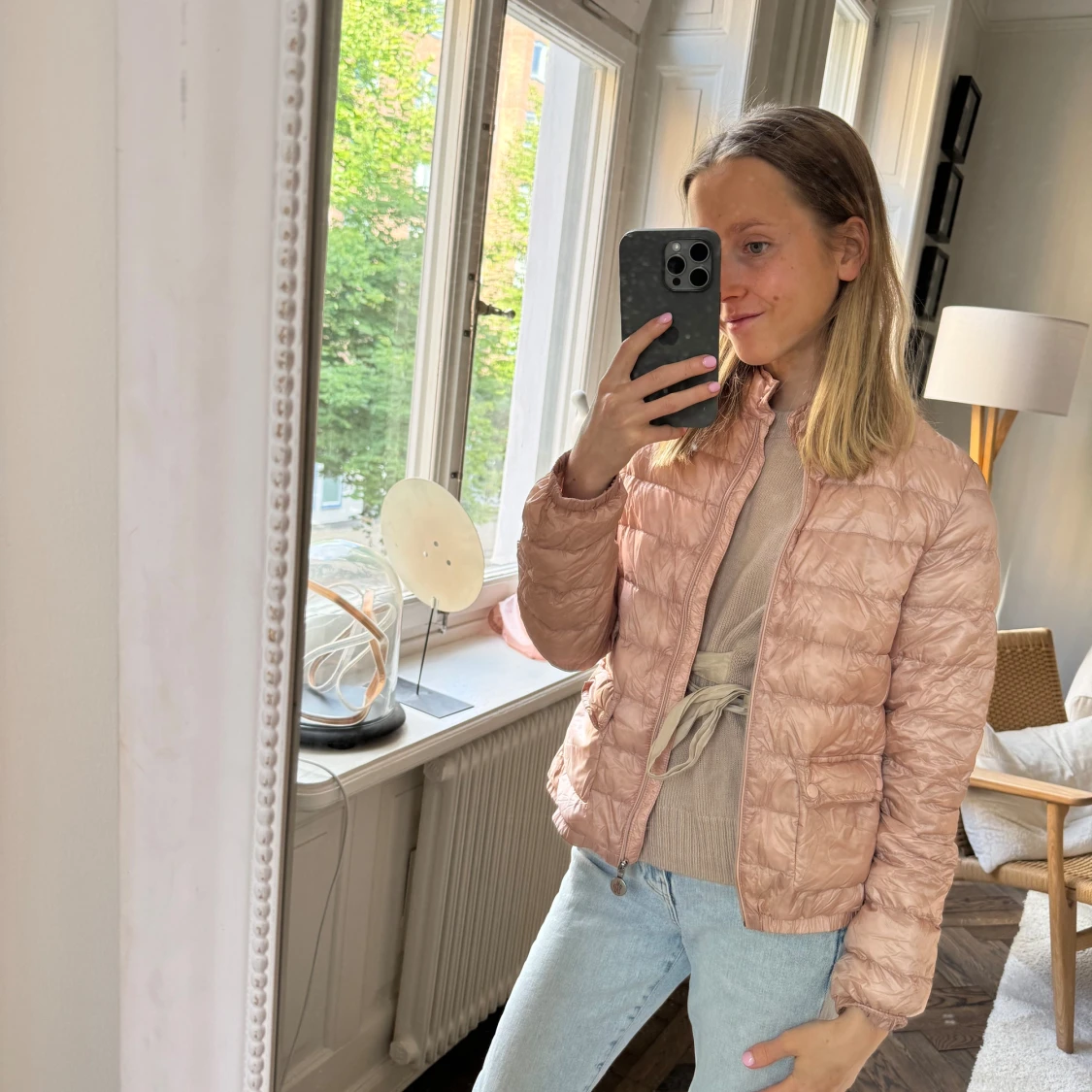 Ljusrosa jacka från Moncler - 90