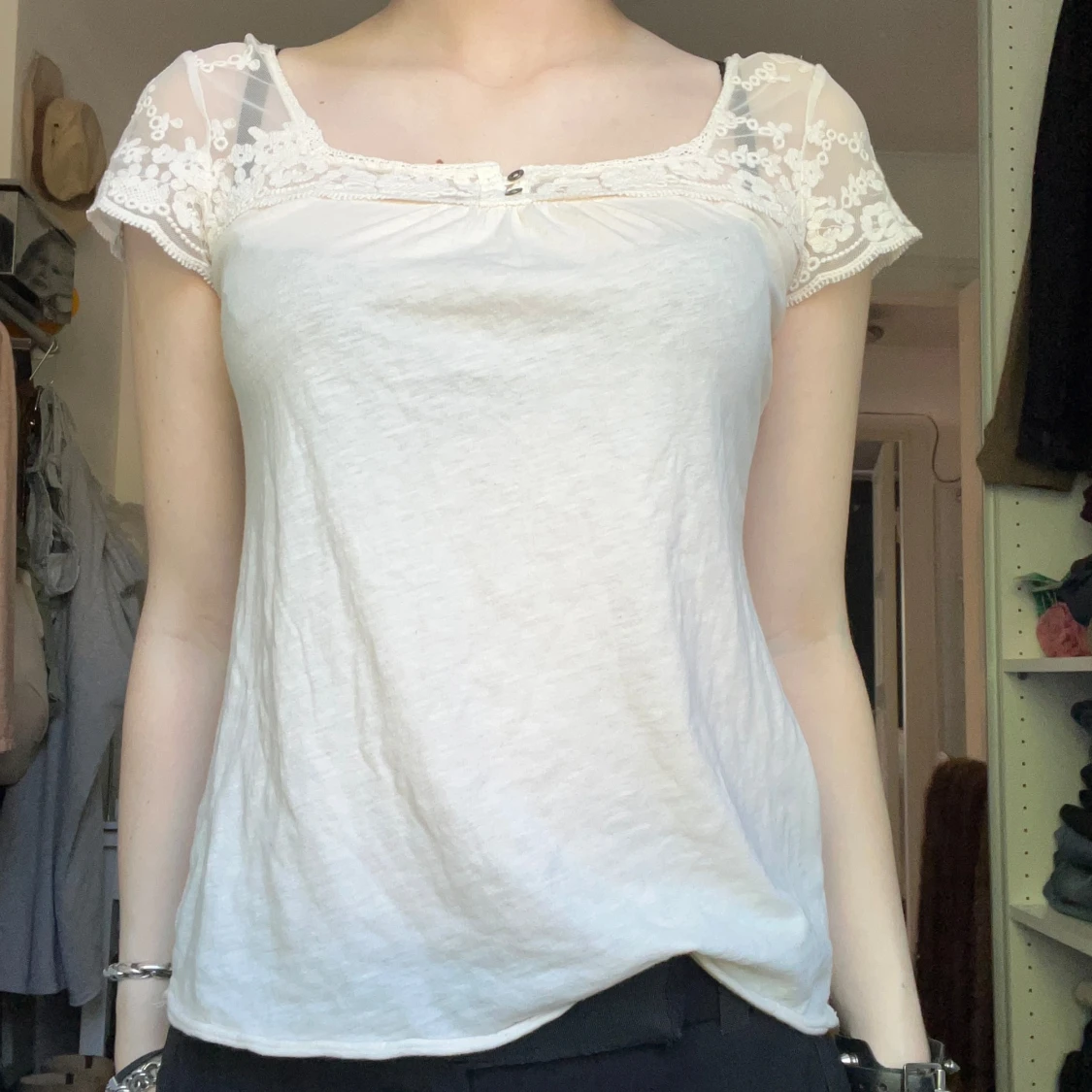 Topp med spets  - 91