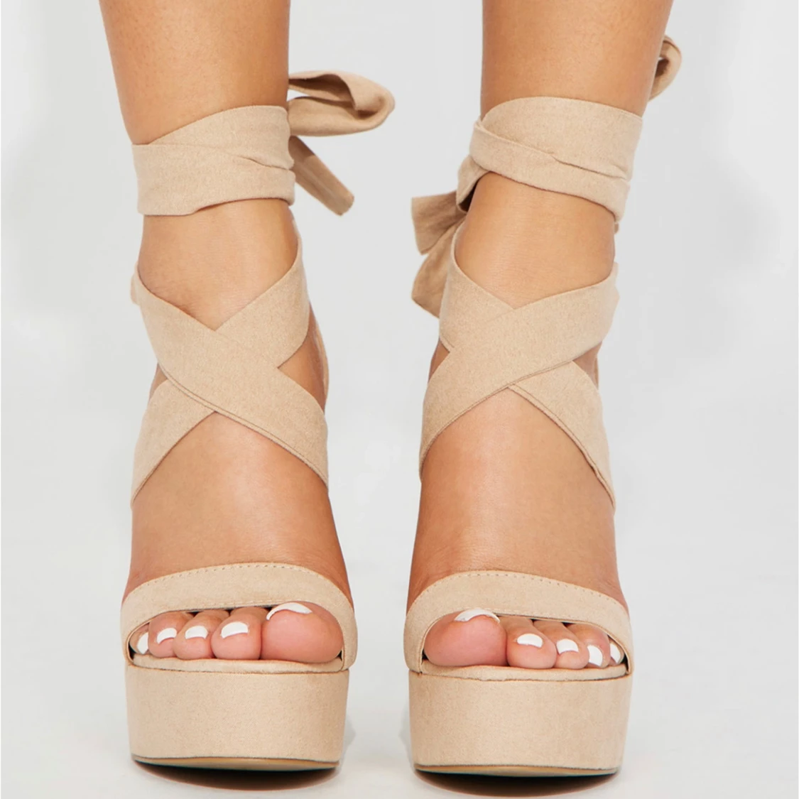 Beiga klackskor snöre - 93