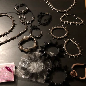 Armband - 2 i 1 halsband på platan står det Name  Age  Sex Blood Birth 