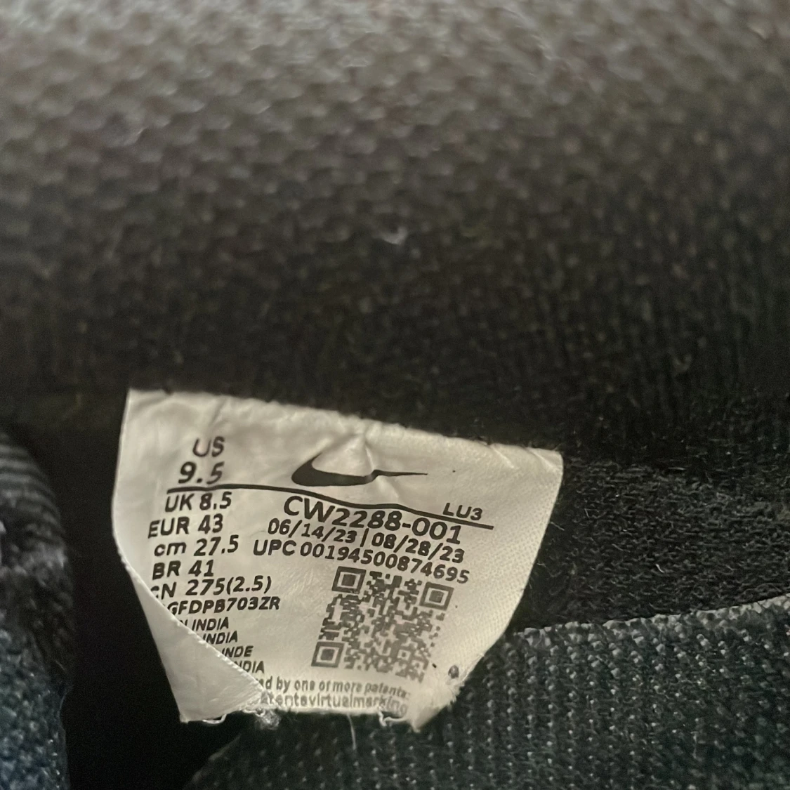 Nike Airforce 1 ’07 svart - 91