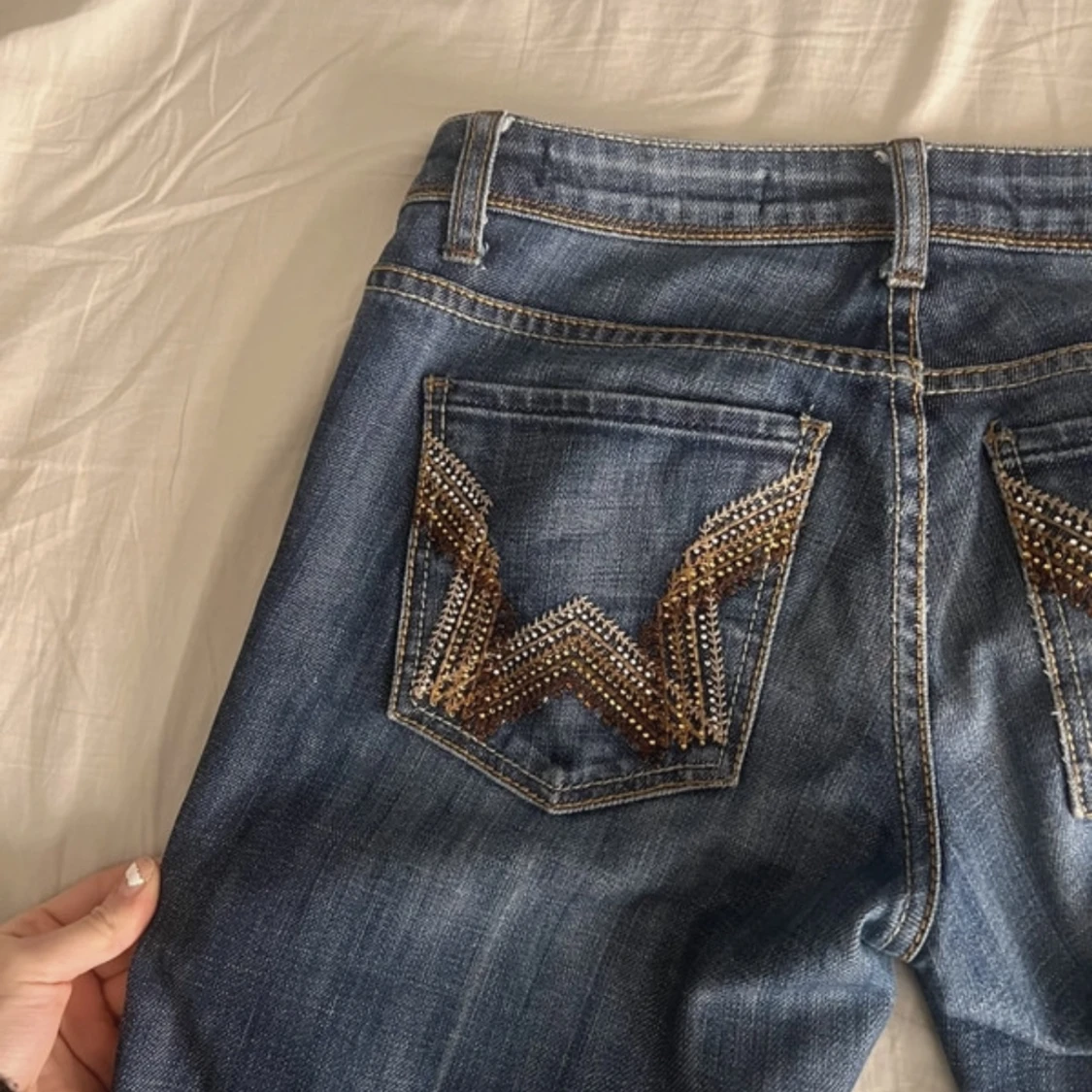 Lågmidjade jeans  - 90