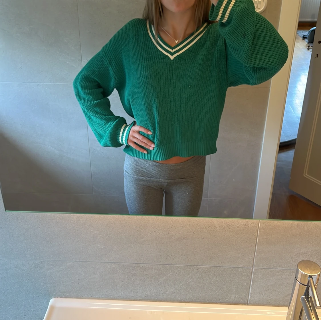 Grön tröja