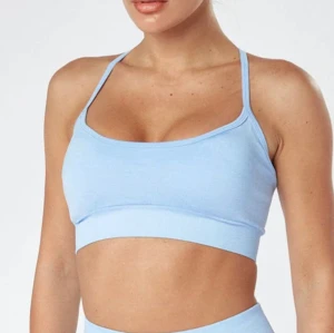 Lazulilabel sportbh - Säljer denna oanvända sportbh från lazulilabel, storlek s, då den är för liten för mig🥰 i puderblå färg som är svår att fånga på bild, så färger ser i verkligheten ut som på de två första bilderna! Nypris är 500kr + tull. Priset kan diskuteras!🥰