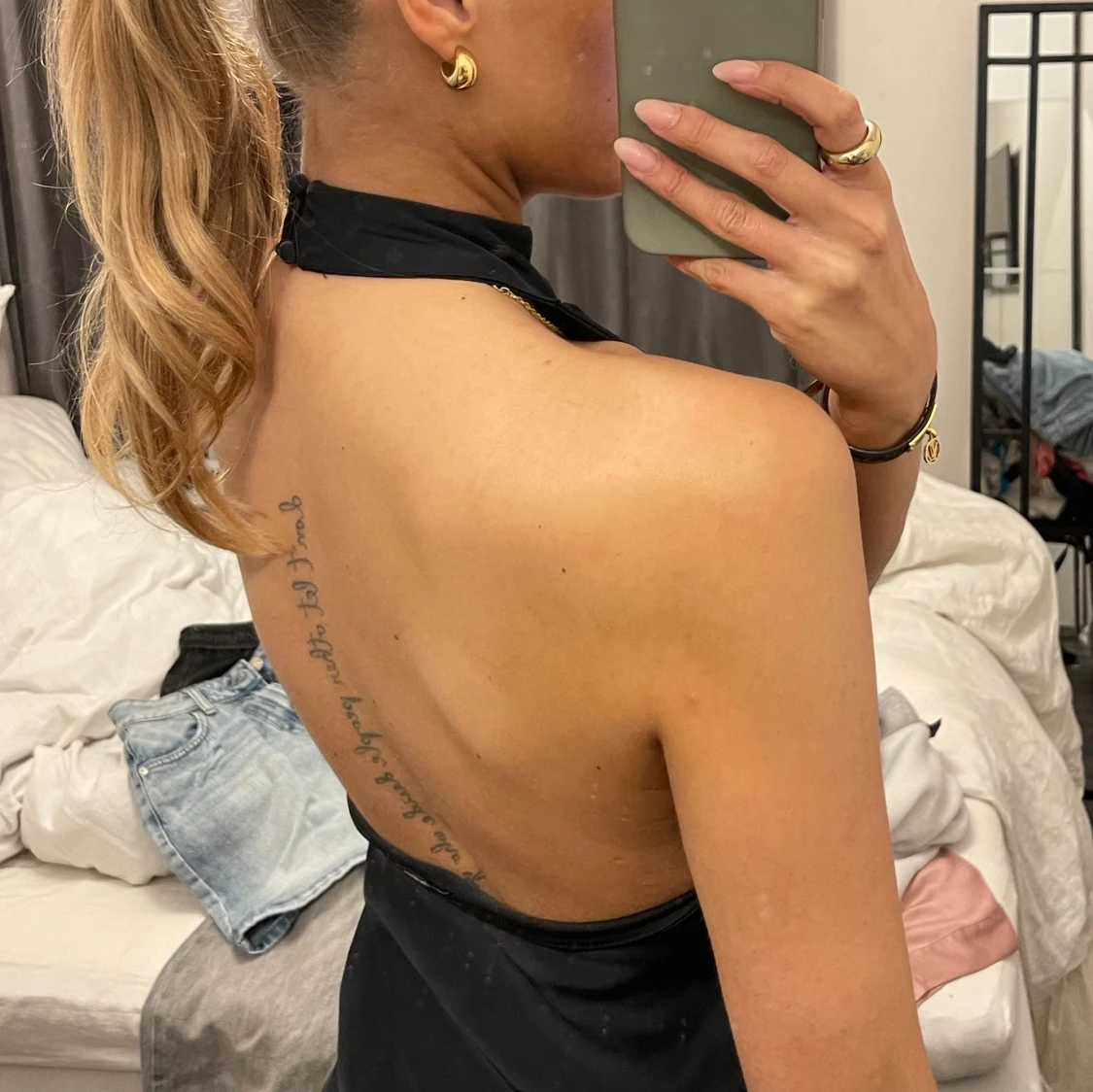 Halterneck topp - 90