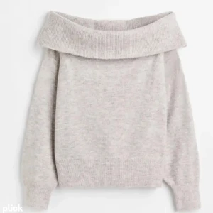 Off shoulder tröja - Super fin off shoulder tröja i beige från hm i storlek xs