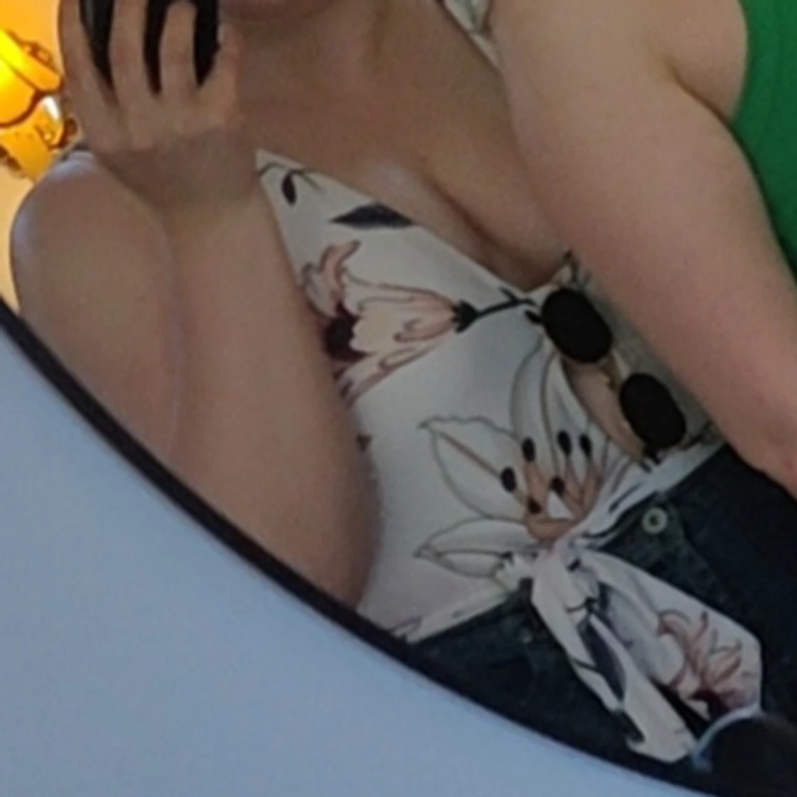 Blommig baddräkt  - 91