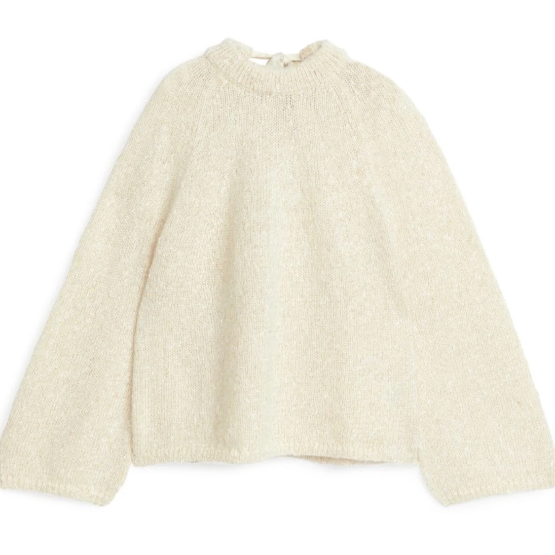 Stickad tröja med knyte - 91