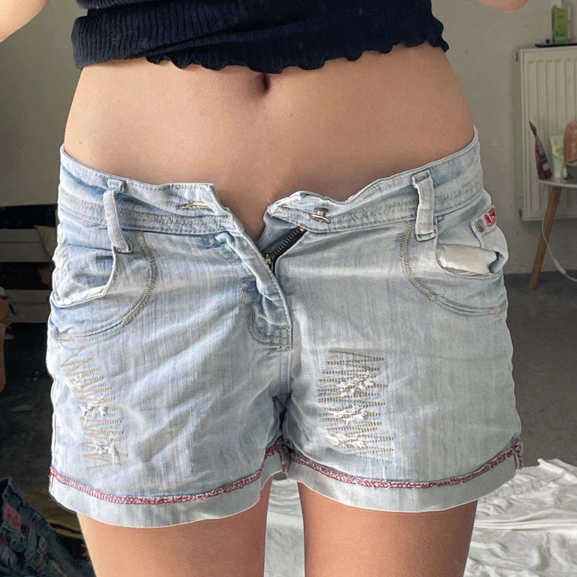 Vintage jeansshorts  - 92