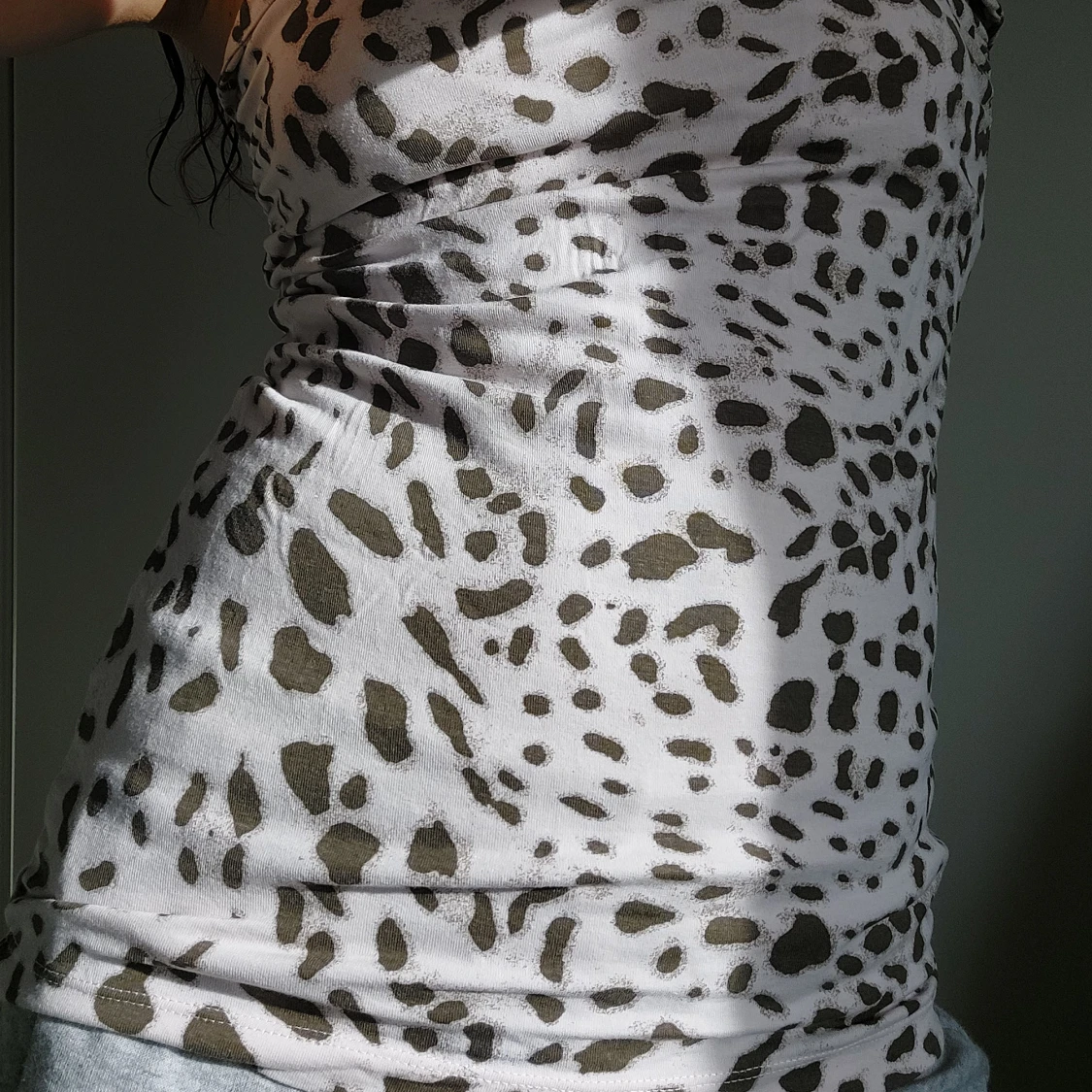 Leopard bandeau topp - 90