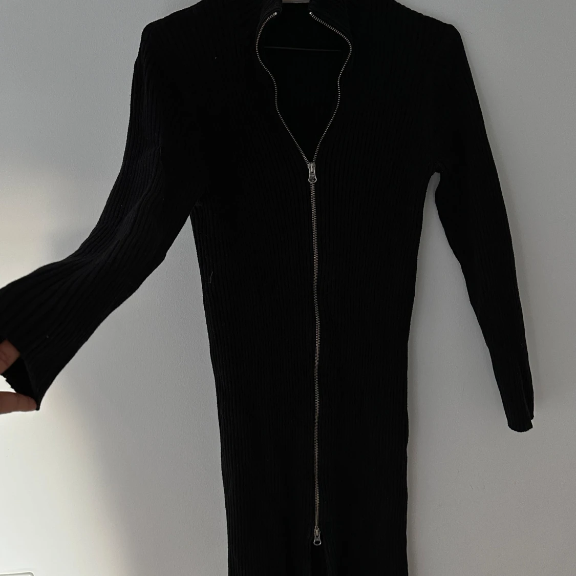 Lång zip klänning - 48