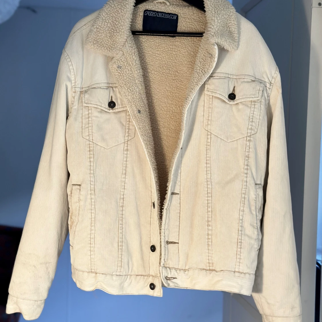 Vit manchesterjacka  - 90