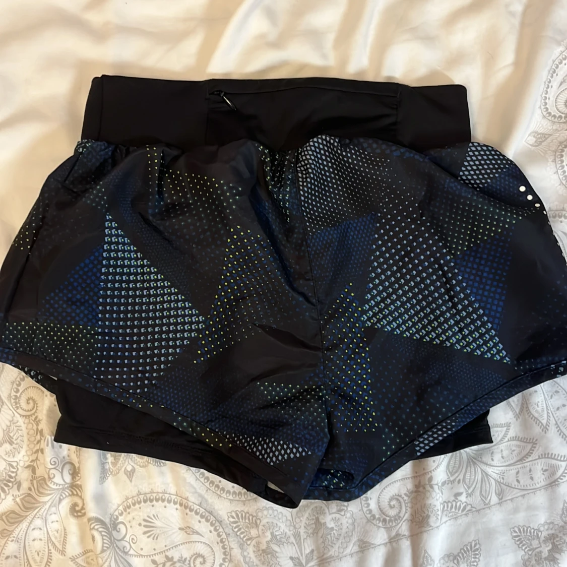 Mörkblåa lösa sportshorts - 91