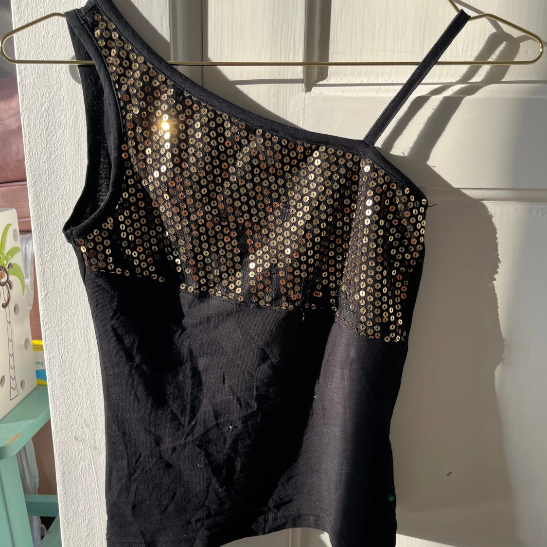 Festtopp med paljetter - 92