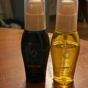 Oriflame hårolja nattolja dagolja olja hår - Mycket kvar i båda. Kan inte säga exakt hur mycket i den vänstra. Nypris 189:-/st