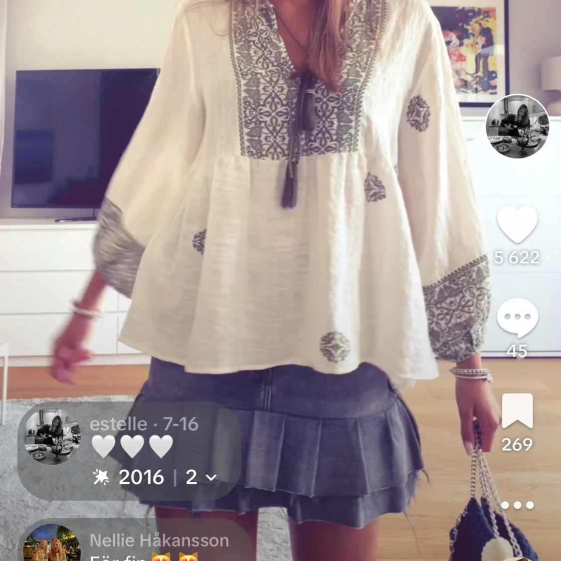 Syr om jeans till kjol