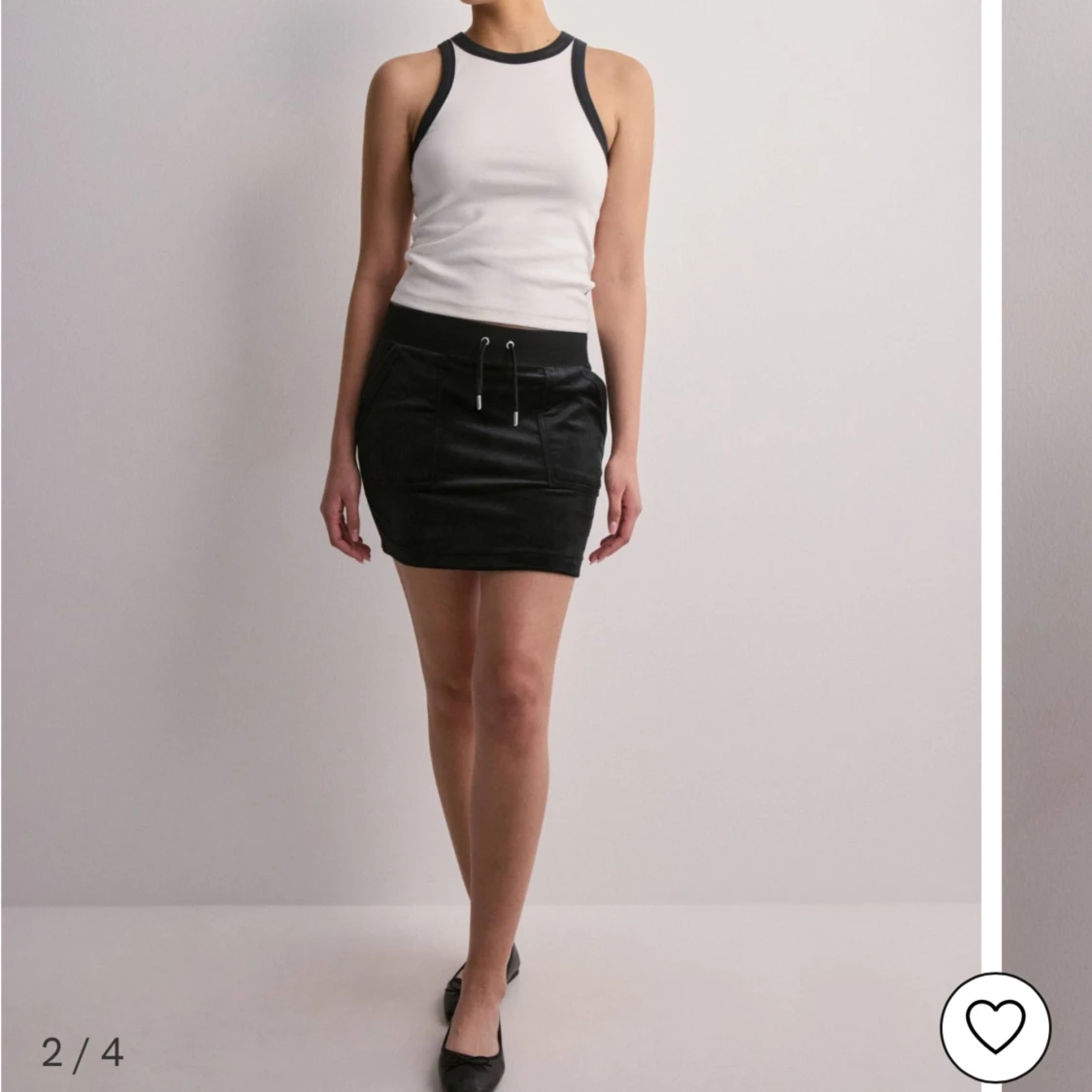 Svart Juicy Couture kjol Xxs helt ny