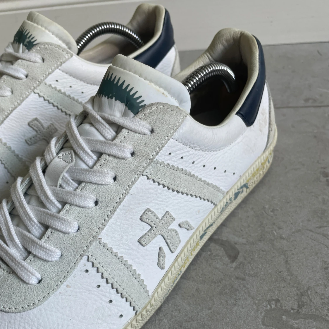 Premiata Sneakers Beige/Vit Mocka  - 91