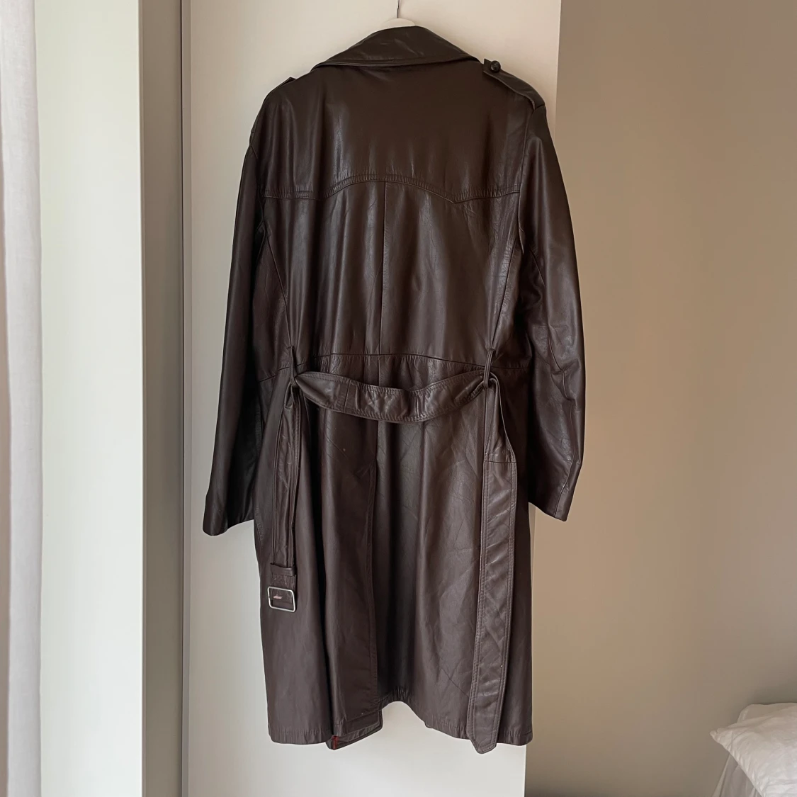 Lädertrenchcoat - 91