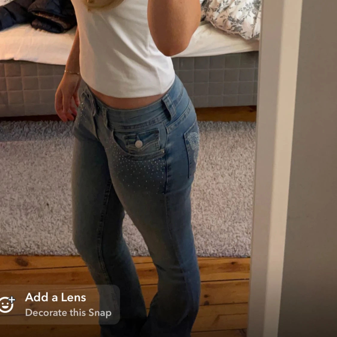 Lågmidjade jeans - 90