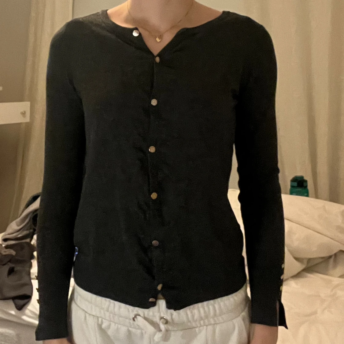 grå kofta från zara